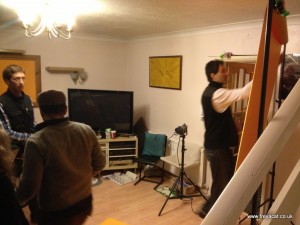 While they were there, an episode of "D.I.Y SOS" was also filmed!