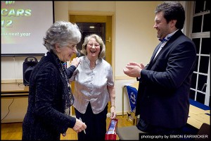 Brenda gets a pressie from Freddy and Chris for all her competition work