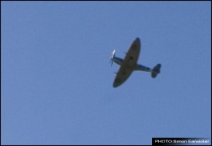 A Fuzzy blow-up of a Fabulous Flying Machine