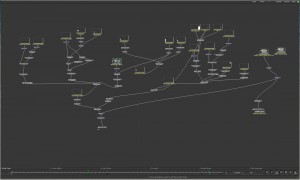 My Apple Shake 'node tree' workflow which keyed out just one clip